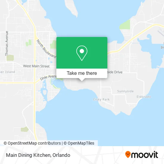 Main Dining Kitchen map