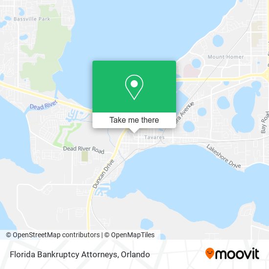 Mapa de Florida Bankruptcy Attorneys