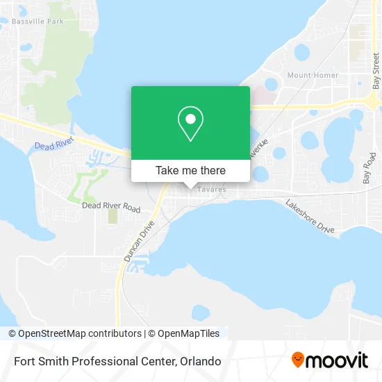 Fort Smith Professional Center map