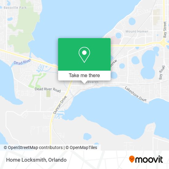 Home Locksmith map