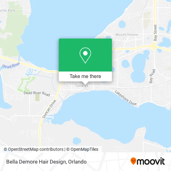 Bella Demore Hair Design map