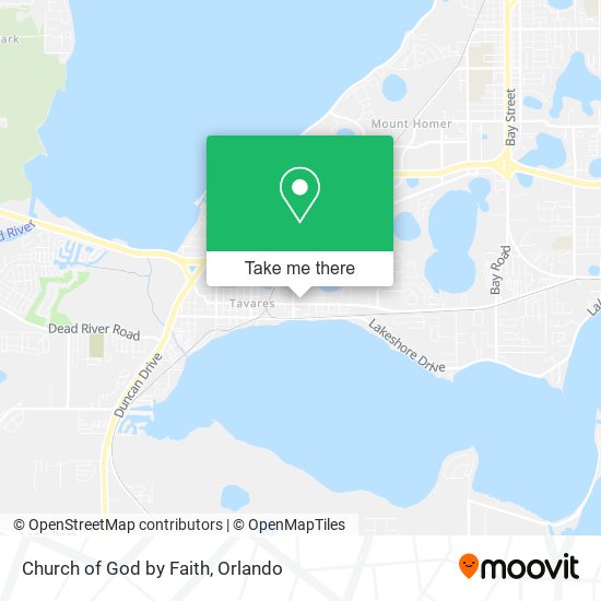 Mapa de Church of God by Faith