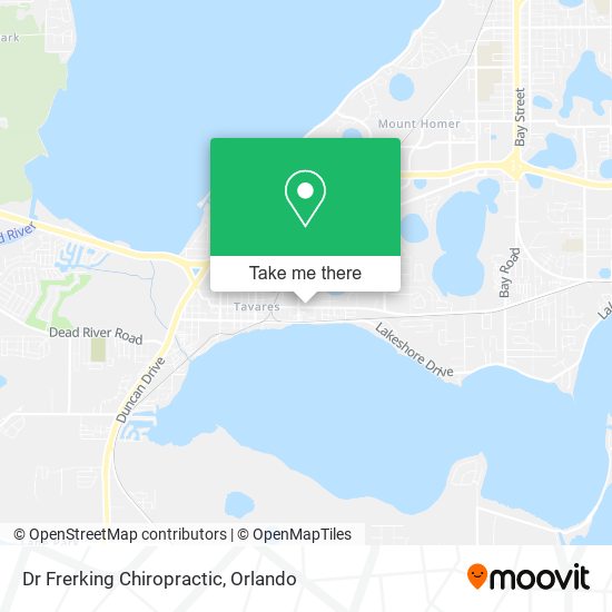 Mapa de Dr Frerking Chiropractic