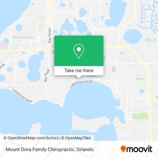 Mount Dora Family Chiropractic map