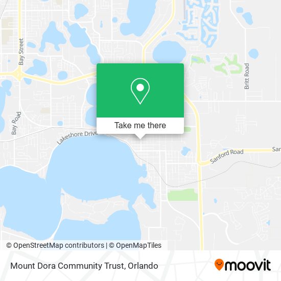 Mount Dora Community Trust map
