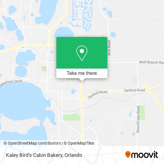 Mapa de Kaley Bird's Cabin Bakery