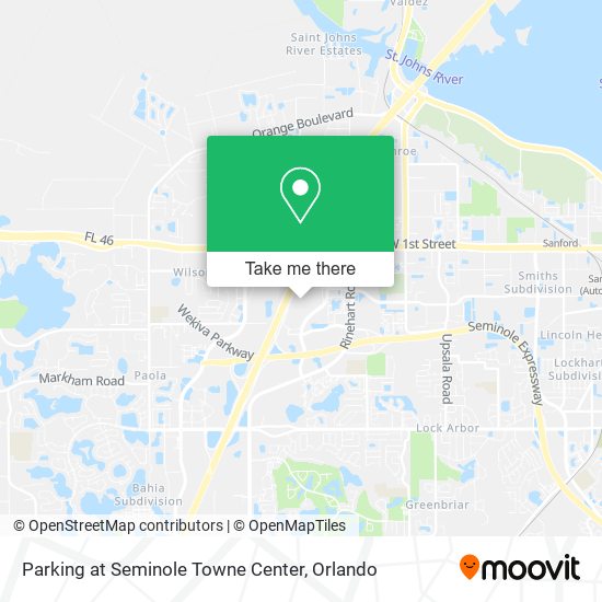 Mapa de Parking at Seminole Towne Center