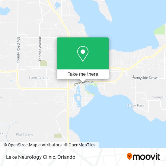 Lake Neurology Clinic map