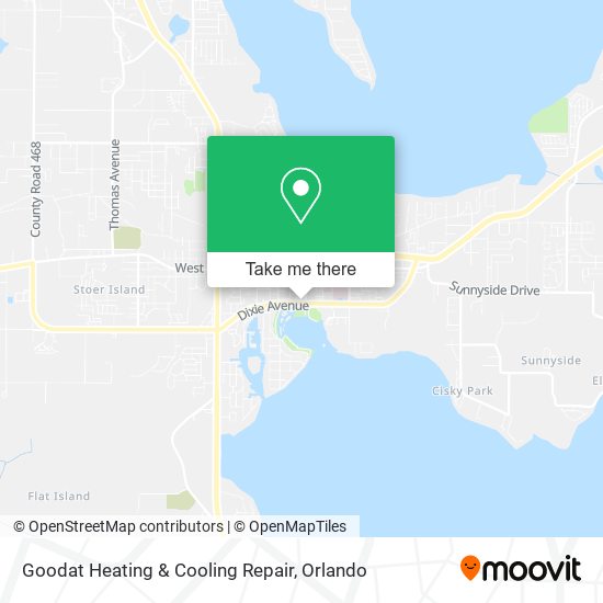 Goodat Heating & Cooling Repair map