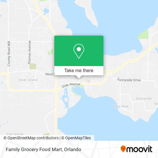 Mapa de Family Grocery Food Mart