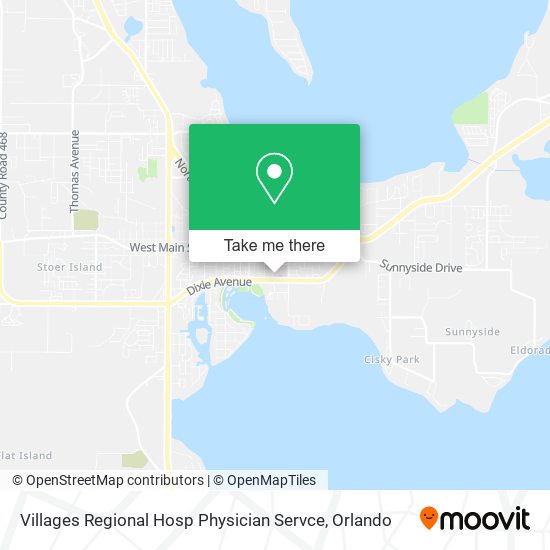 Villages Regional Hosp Physician Servce map
