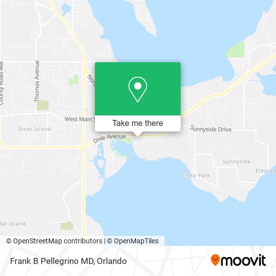 Frank B Pellegrino MD map