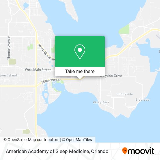 Mapa de American Academy of Sleep Medicine