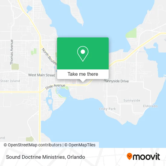 Sound Doctrine Ministries map