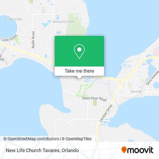 New Life Church Tavares map