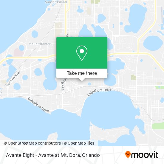 Avante Eight - Avante at Mt. Dora map
