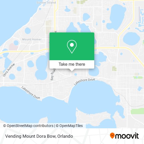 Vending Mount Dora Bow map