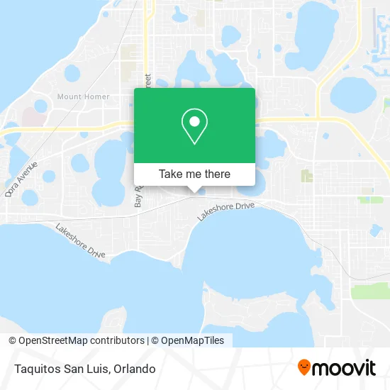 Taquitos San Luis map