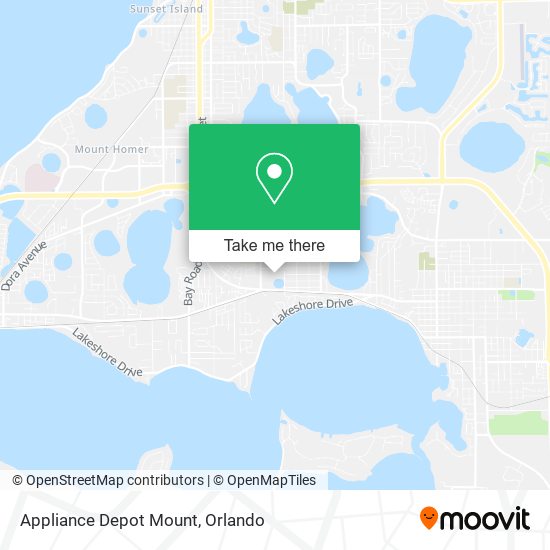 Mapa de Appliance Depot Mount