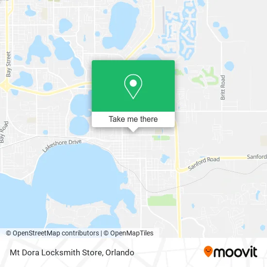 Mt Dora Locksmith Store map
