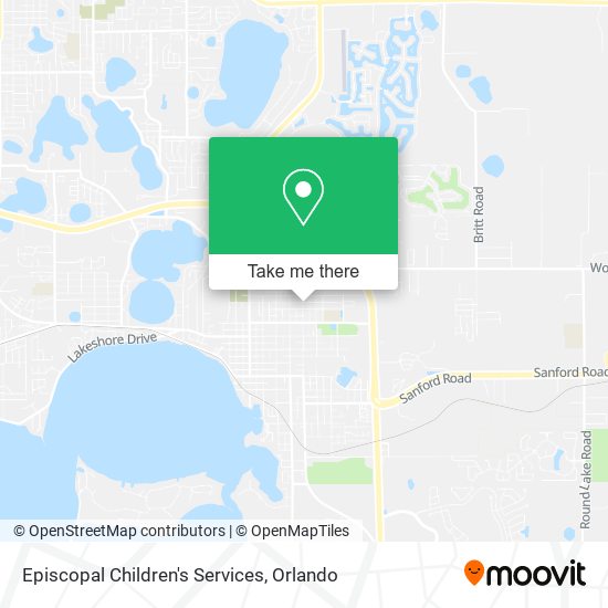 Episcopal Children's Services map