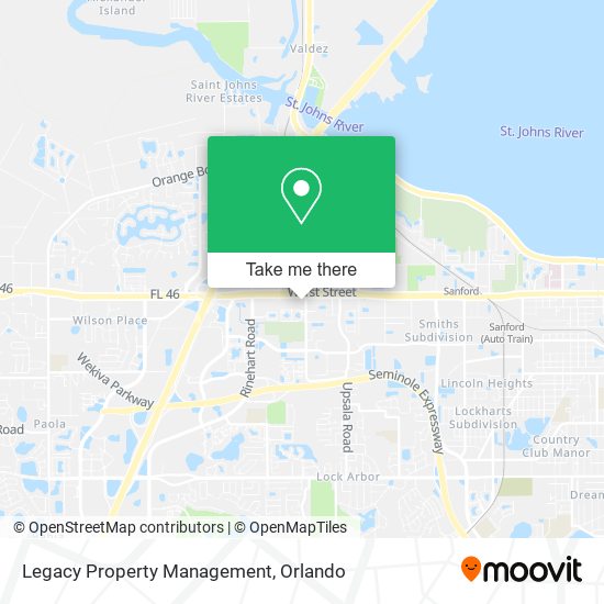 Mapa de Legacy Property Management