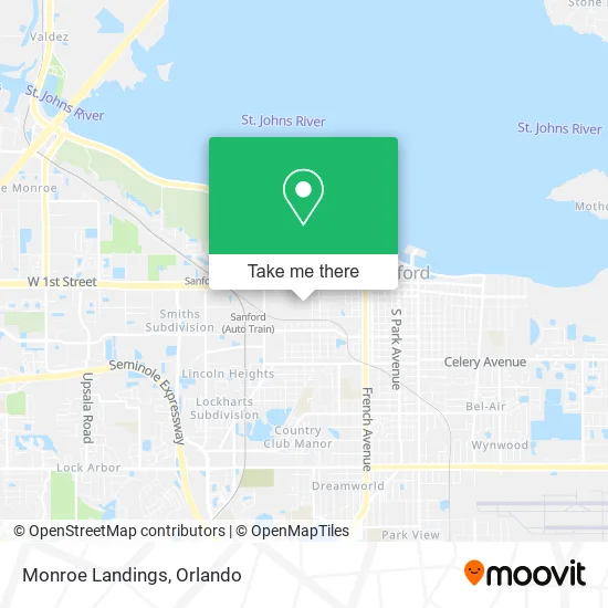 Monroe Landings map