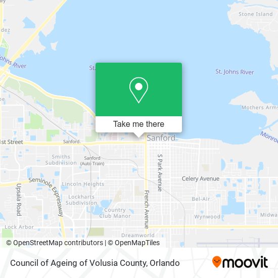 Mapa de Council of Ageing of Volusia County