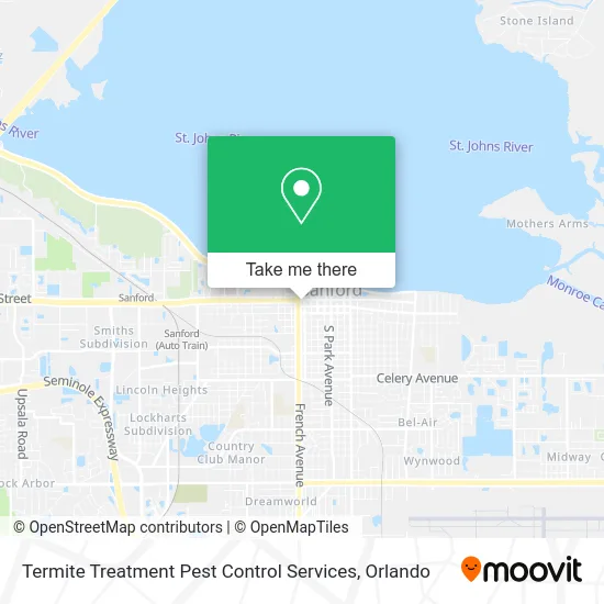 Termite Treatment Pest Control Services map
