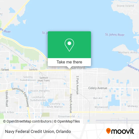 Navy Federal Credit Union map