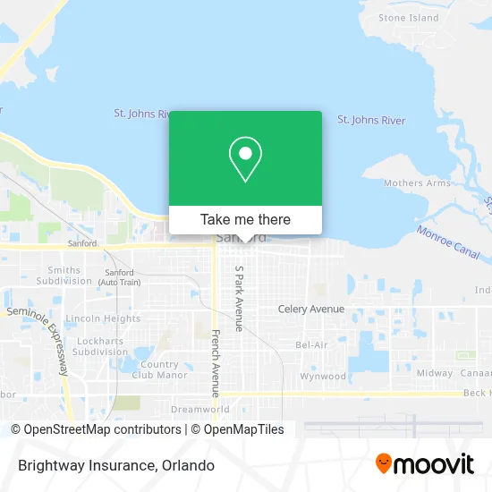 Brightway Insurance map
