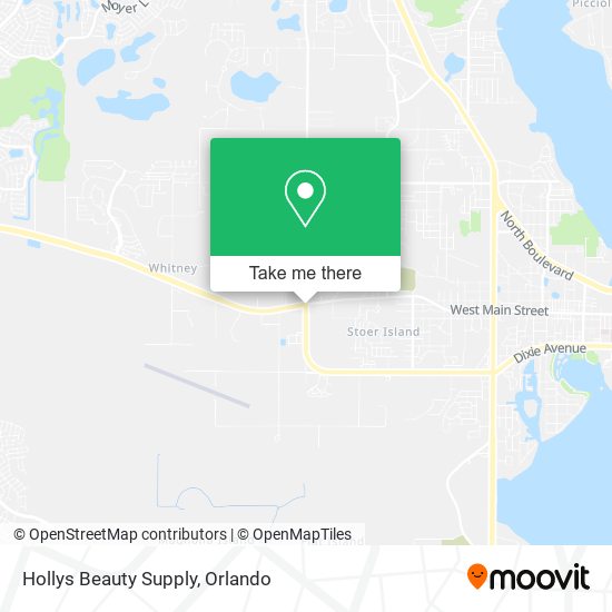 Hollys Beauty Supply map