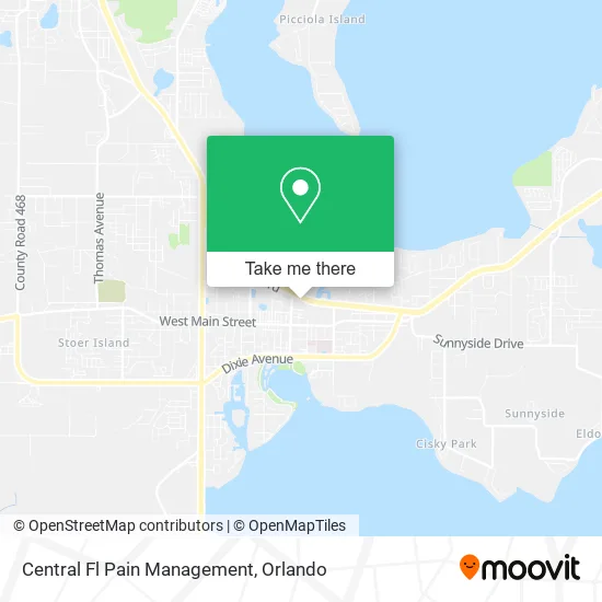 Central Fl Pain Management map