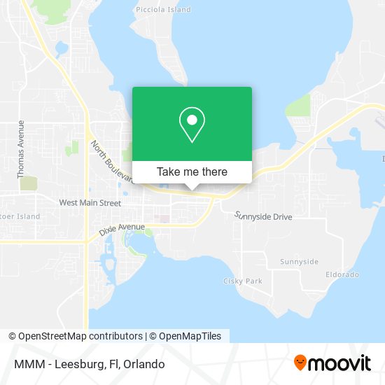 MMM - Leesburg, Fl map