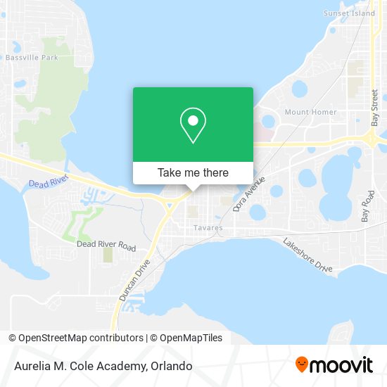 Mapa de Aurelia M. Cole Academy