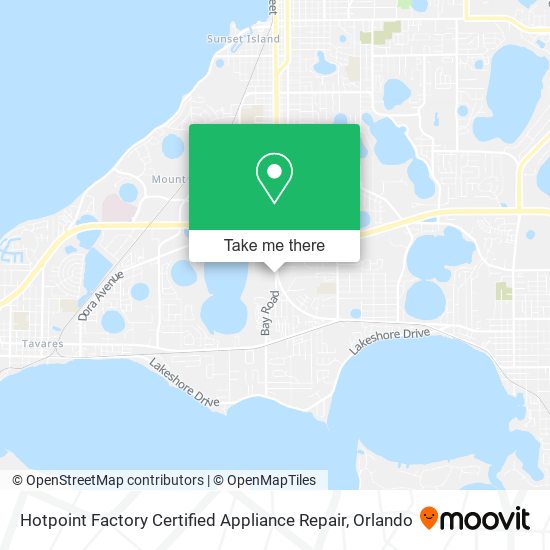 Mapa de Hotpoint Factory Certified Appliance Repair