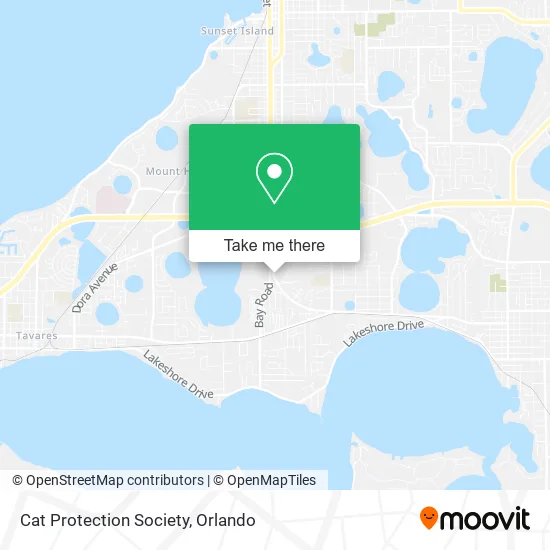 Cat Protection Society map