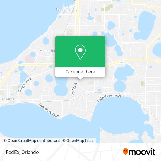 Mapa de FedEx