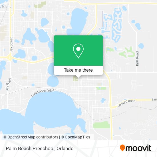 Palm Beach Preschool map