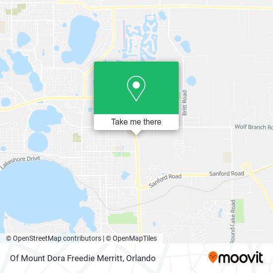 Mapa de Of Mount Dora Freedie Merritt