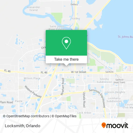 Mapa de Locksmith
