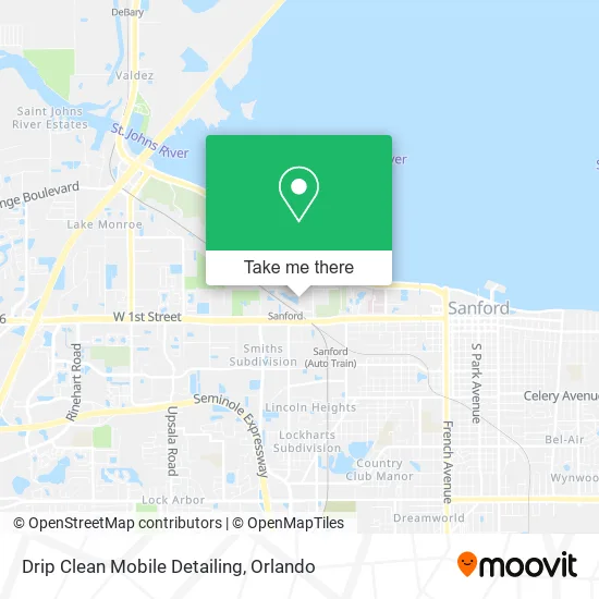Drip Clean Mobile Detailing map