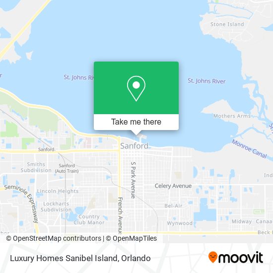 Mapa de Luxury Homes Sanibel Island