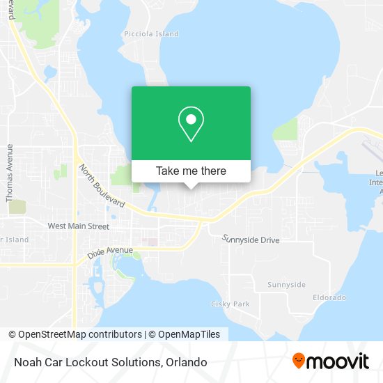 Noah Car Lockout Solutions map