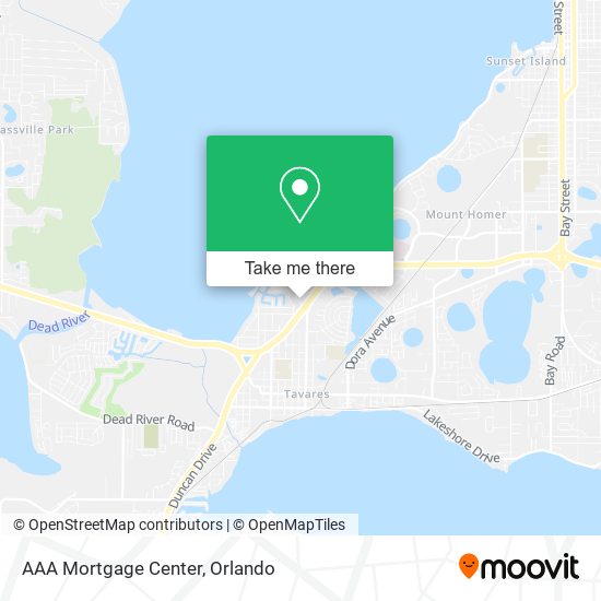 AAA Mortgage Center map