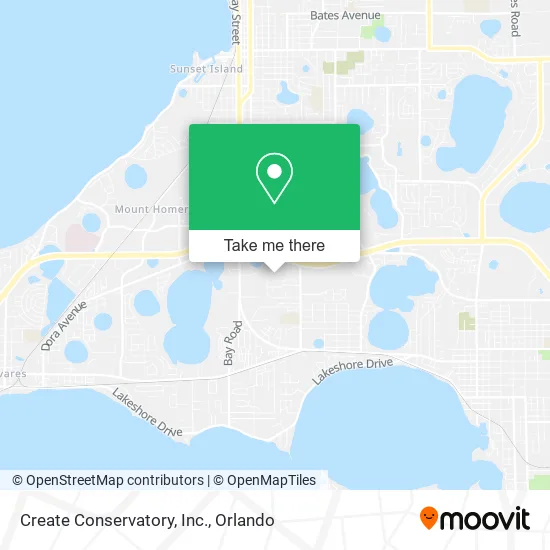 Create Conservatory, Inc. map