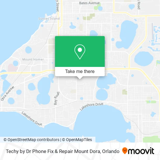 Techy by Dr Phone Fix & Repair Mount Dora map