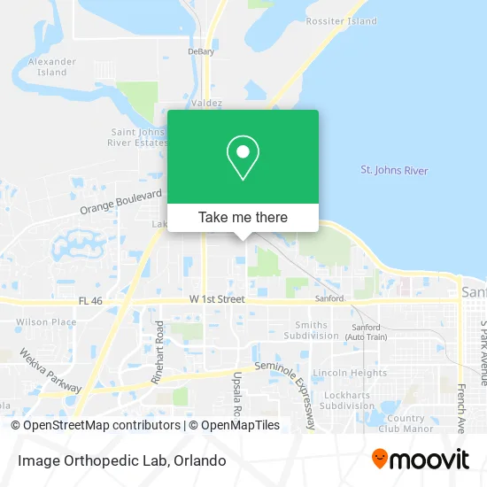 Image Orthopedic Lab map