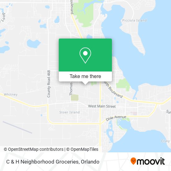 Mapa de C & H Neighborhood Groceries