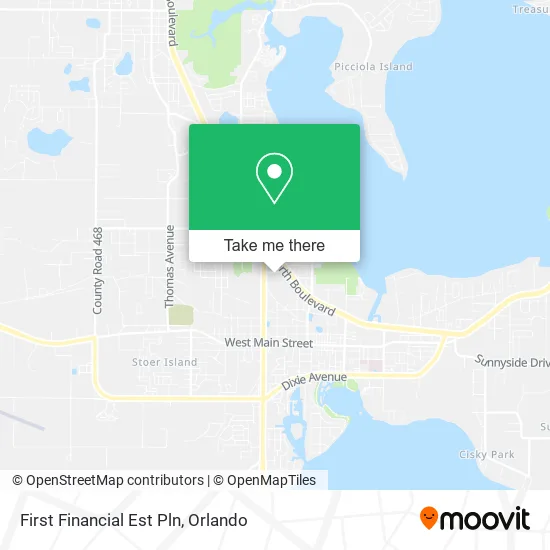 First Financial Est Pln map